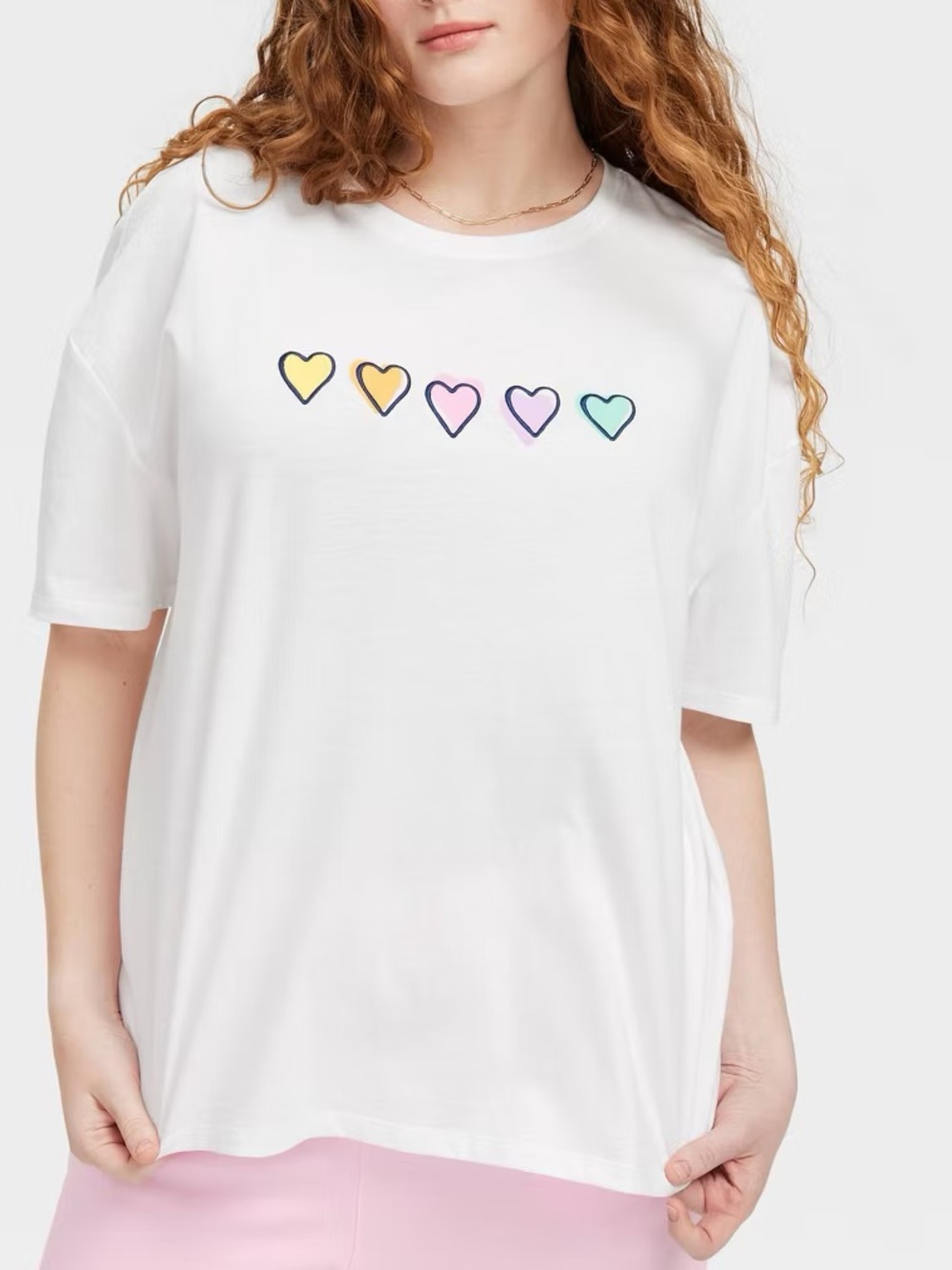 NWT Roller Rabbit x Target Disco Rainbow Hearts T Shirt